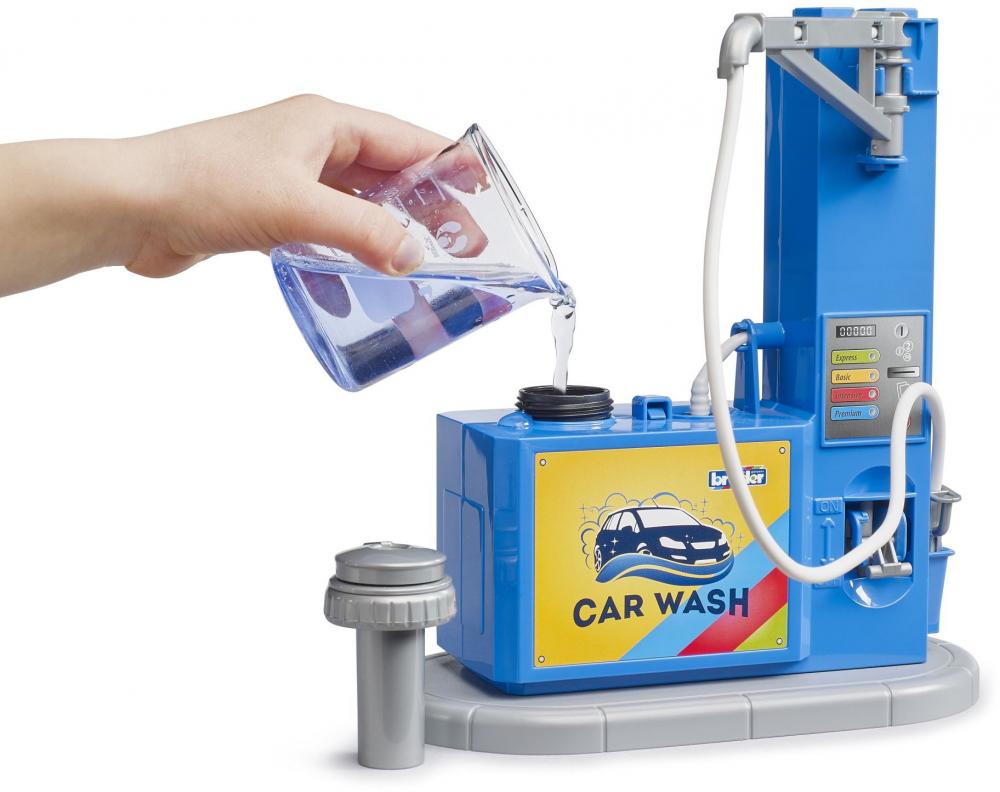 Bruder Zubehör Stadt Tankstelle mit Waschplatz 62113