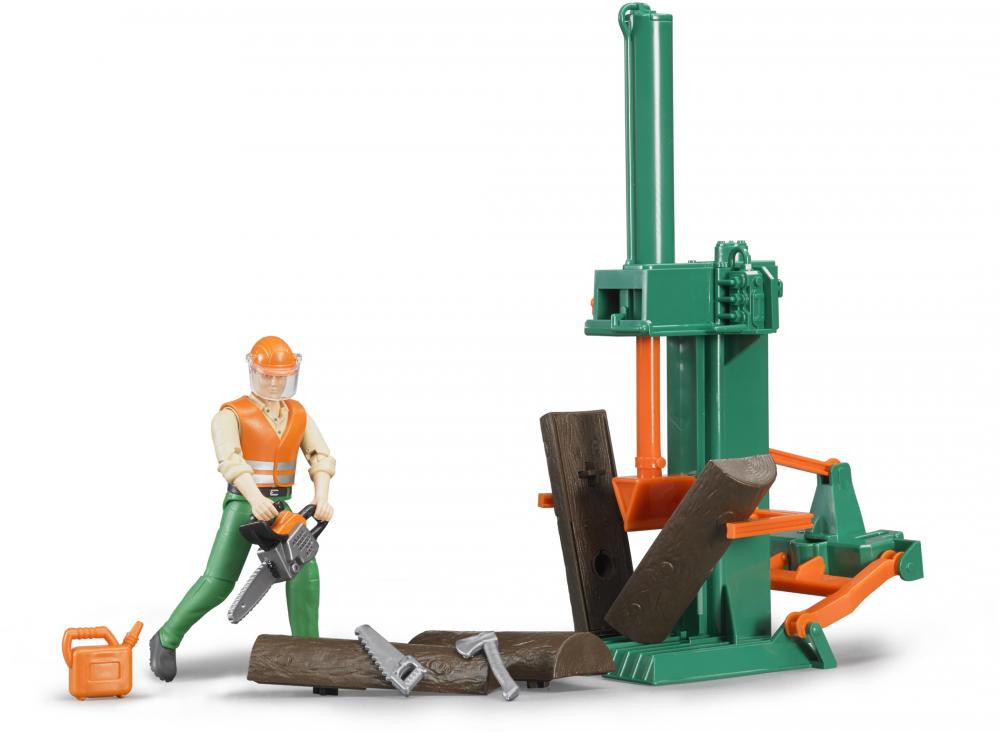 Bruder Spielfiguren Set bworld Forstwirtschaft 62650