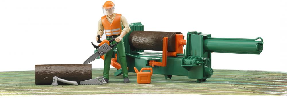 Bruder Spielfiguren Set bworld Forstwirtschaft 62650