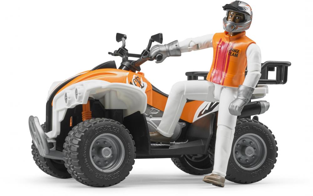 Bruder Spielfiguren Set bworld Freizeit bworld Quad mit Fahrer 63000