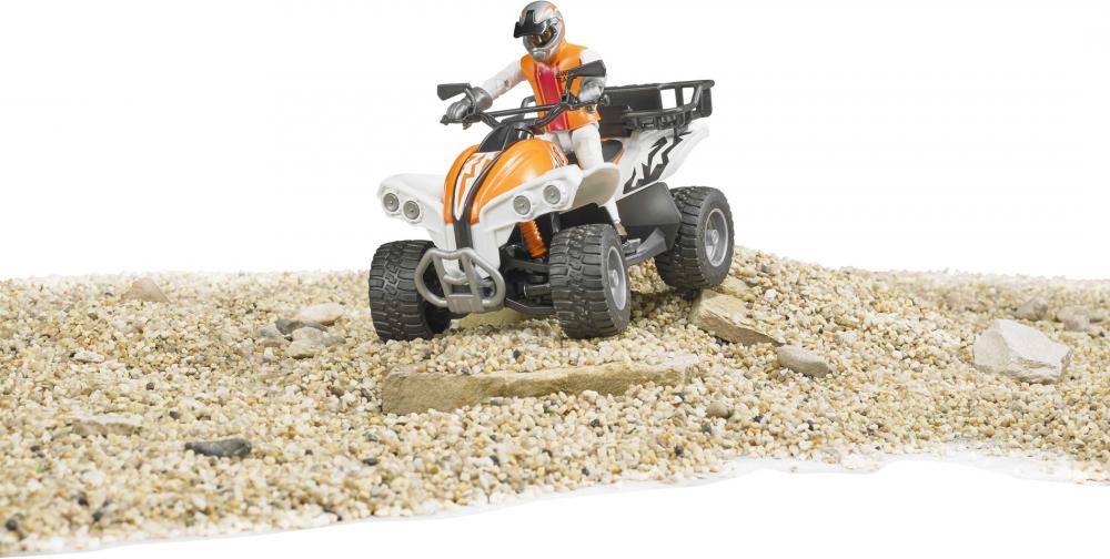Bruder Spielfiguren Set bworld Freizeit bworld Quad mit Fahrer 63000