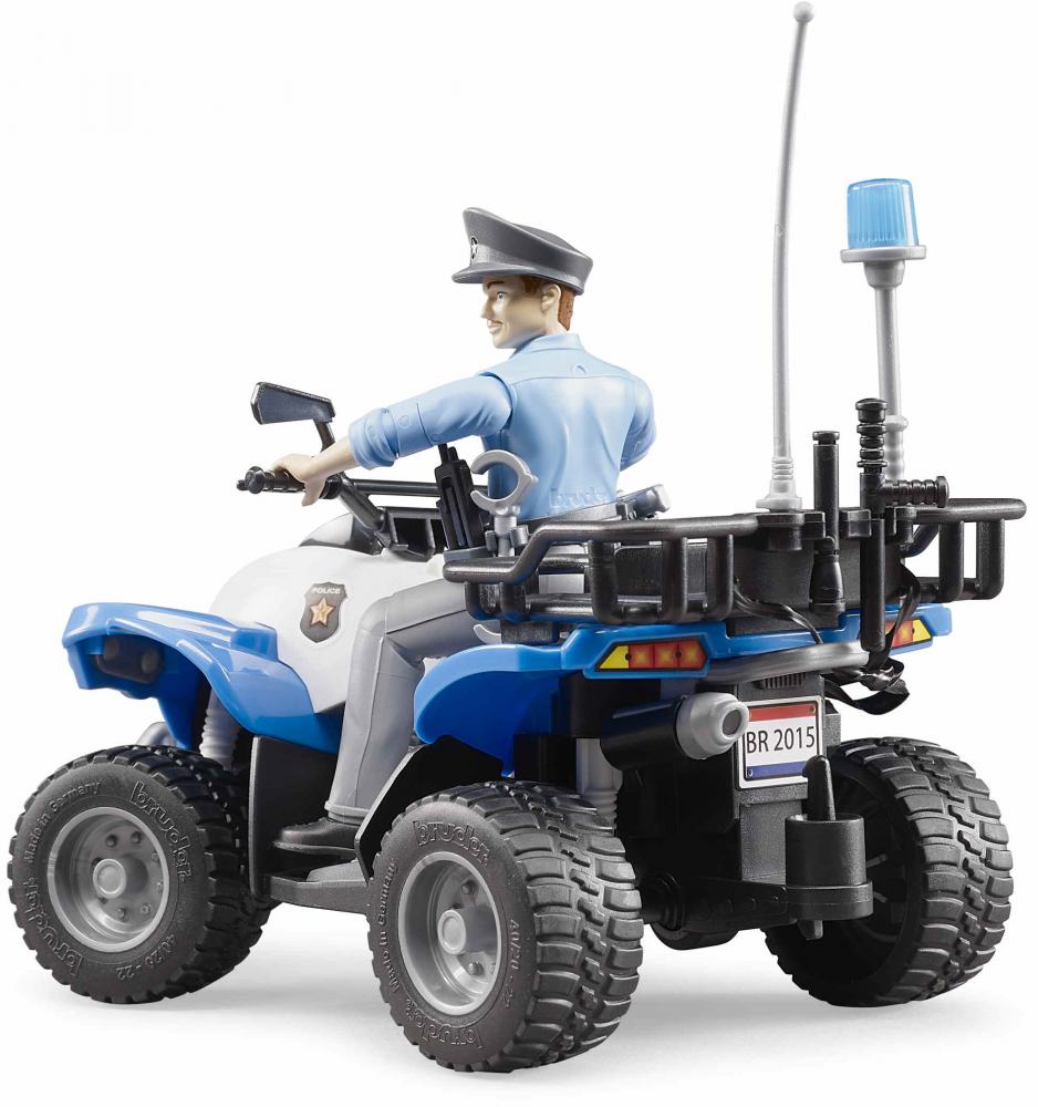 Bruder Spielfiguren Set bworld Einsatzfahrzeuge bworld Polizei-Quad mit Polizist 63010