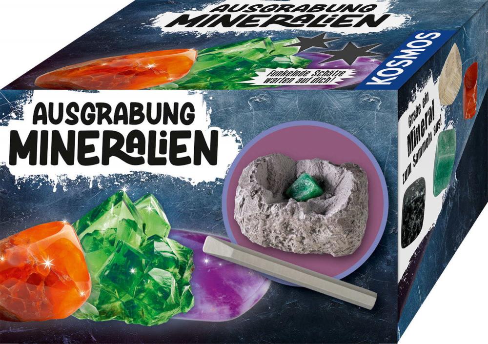 Kosmos Experimentieren Ausgrabung Mineralien 601362