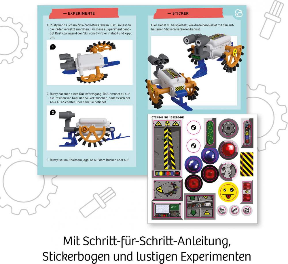 Kosmos Experimentieren Roboter & Programmieren ReBotz Rusty der Crawling-Bot 602574
