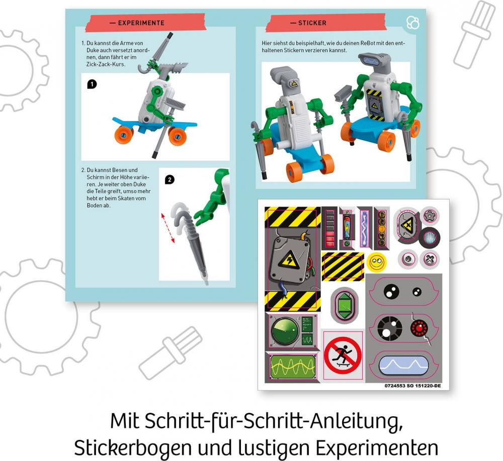 Kosmos Experimentieren Roboter & Programmieren ReBotz Duke der Skating-Bot 602598
