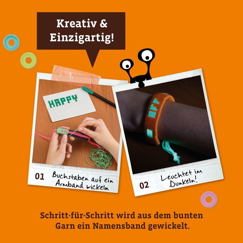 Kosmos Spielzeug Kreativität Basteln Namensbänder wickeln 604455