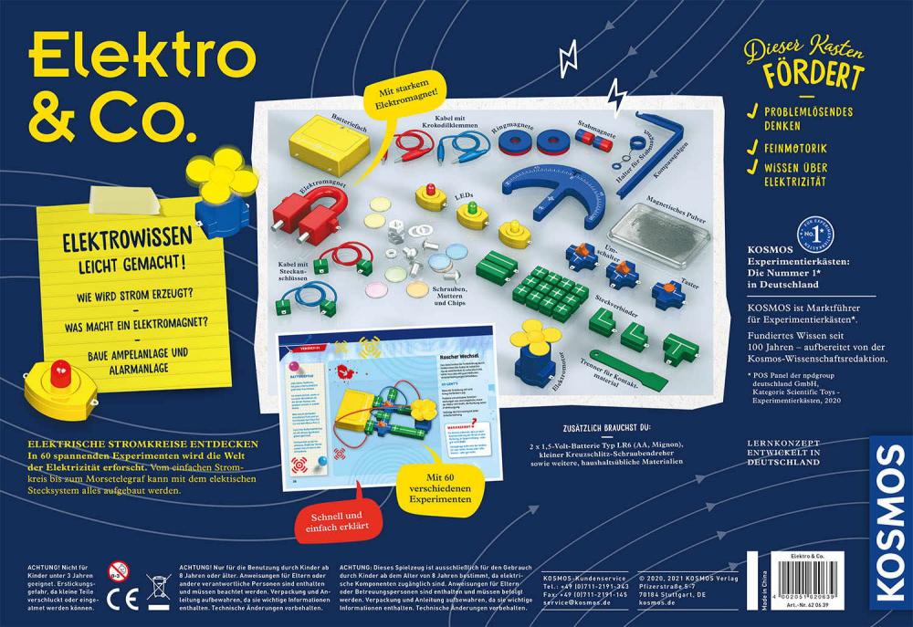 Kosmos Experimentieren Elektronik Elektro & Co. 620639