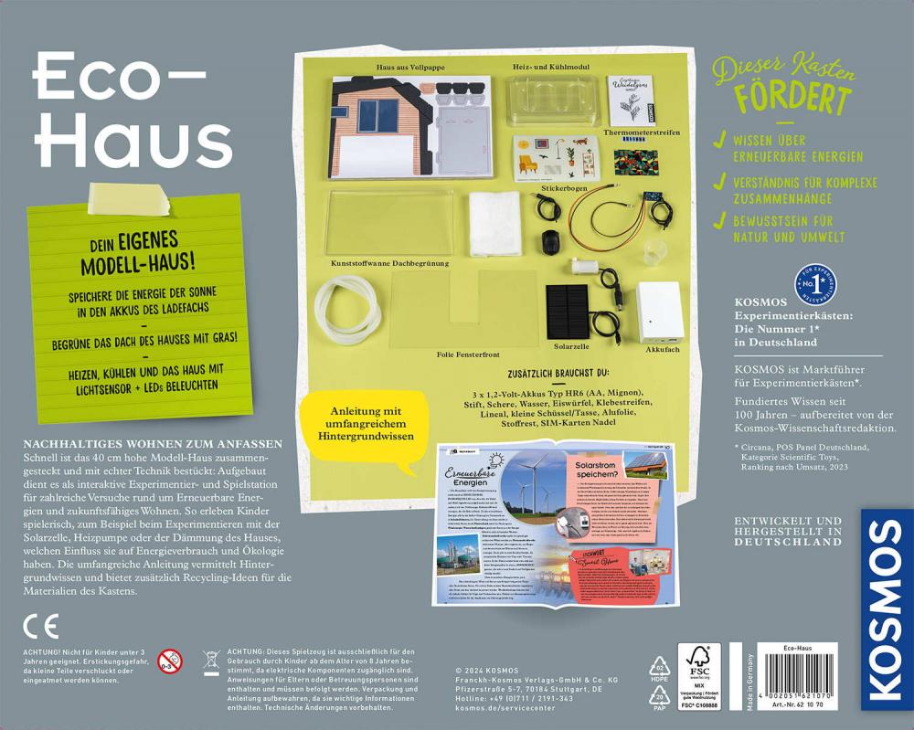 Kosmos Experimentieren Physik Eco Haus 621070