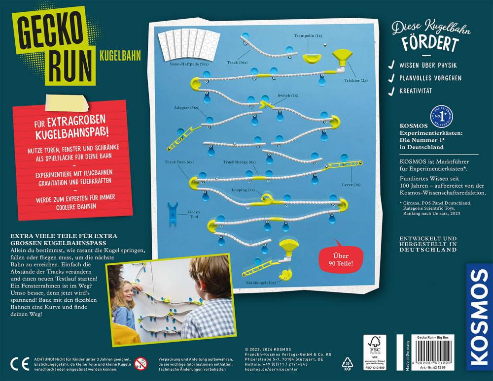Kosmos Kugelbahn Gecko Run Big Box 621209