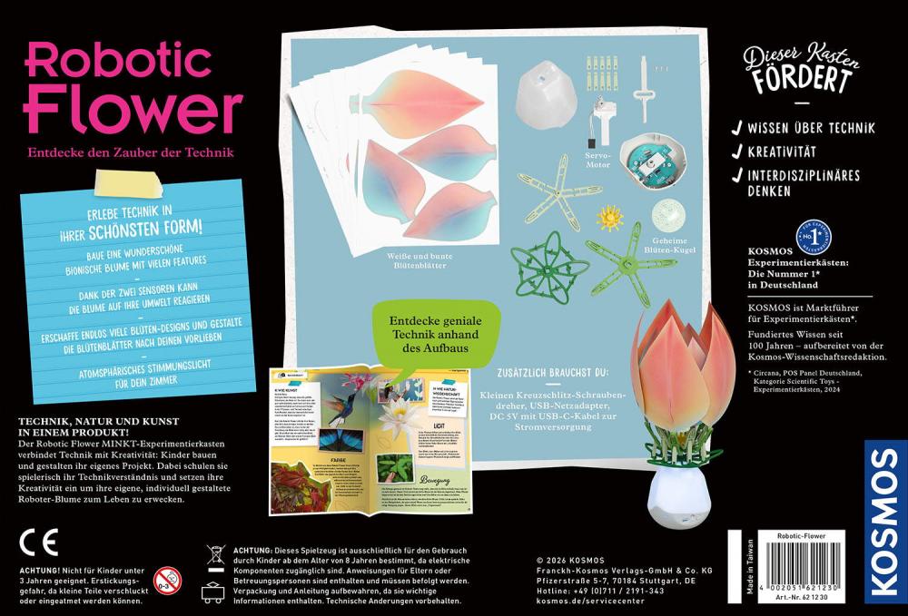 Kosmos Experimentieren Roboter & Programmieren Robotic Flower 621230