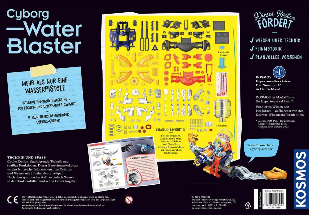 Kosmos Experimentieren Physik Cyborg Water-Blaster 621254