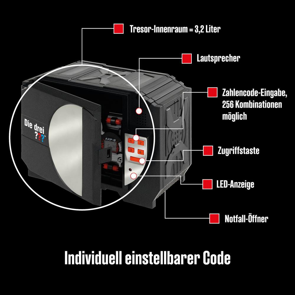 Kosmos Spielzeug Rollenspiel Detektiv Die drei ??? Digitaler Tresor 630607