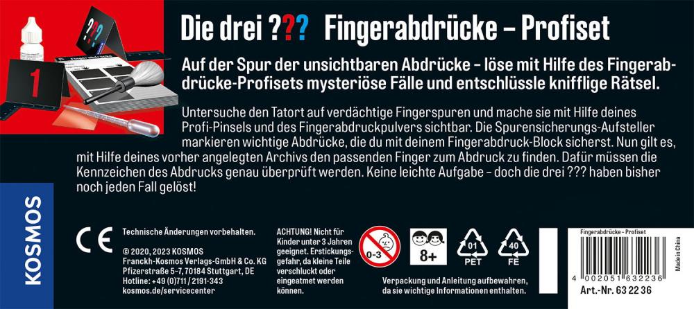 Kosmos Spielzeug Rollenspiel Detektiv Die drei ??? Fingerabdrücke-Profiset 632236