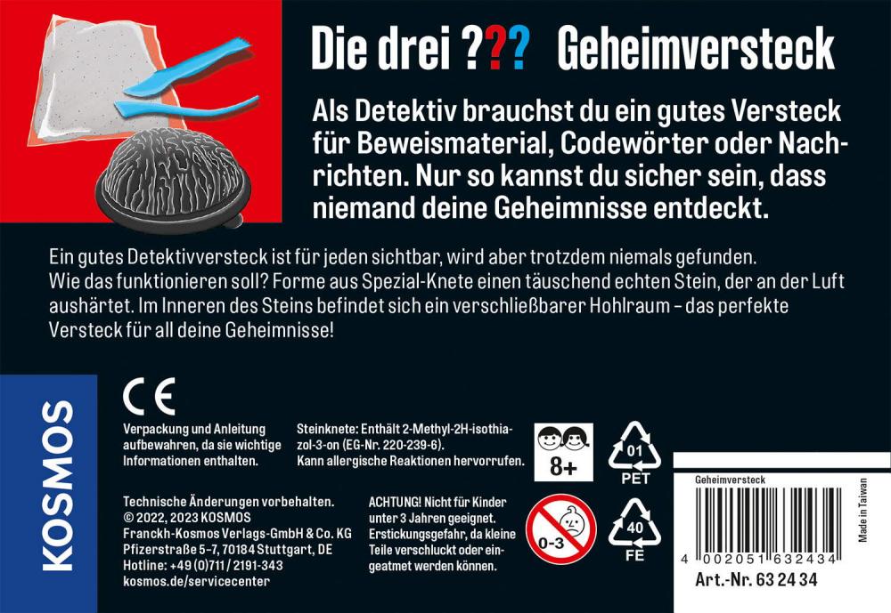 Kosmos Spielzeug Rollenspiel Detektiv Die drei ??? Geheimversteck 632434