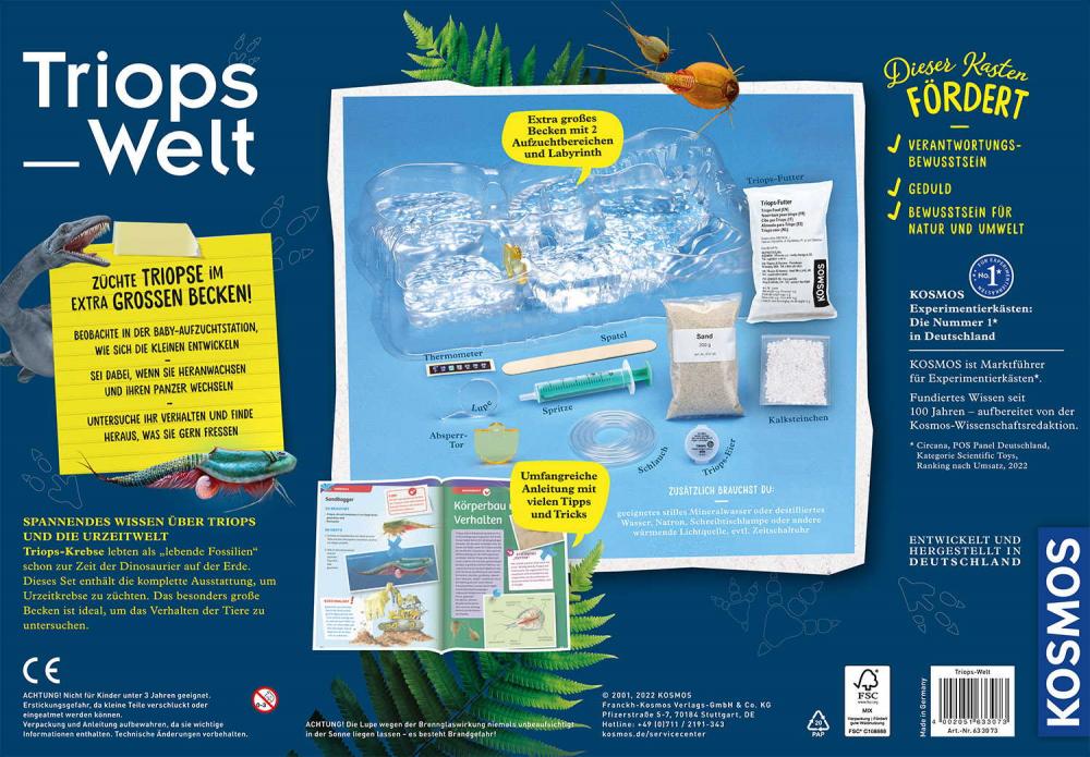 Kosmos Experimentieren Urzeitkrebse Triops-Welt 633073