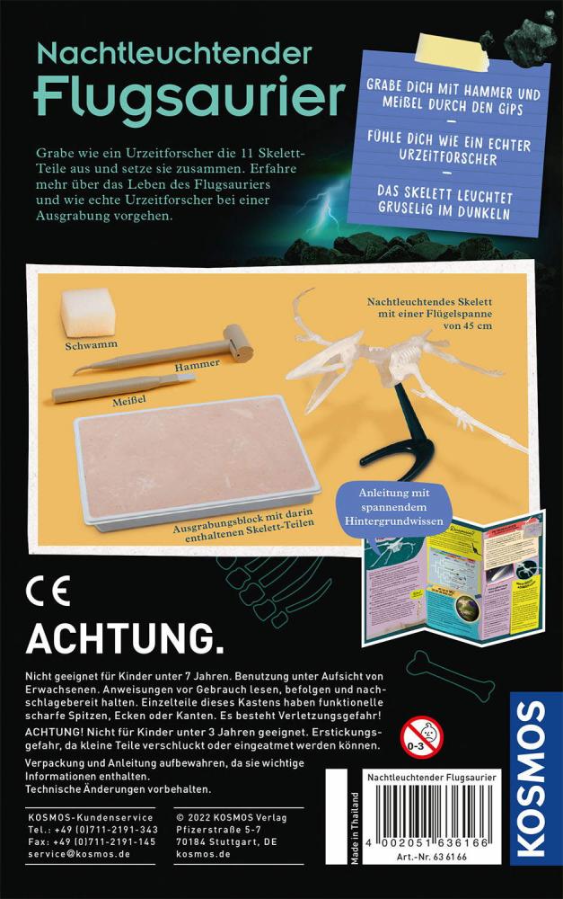Kosmos Experimentieren Ausgrabung Nachtleuchtender Flugsaurier 636166