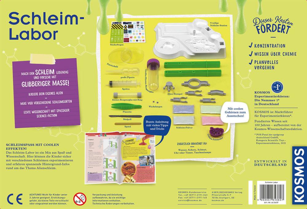 Kosmos Experimentieren Chemie Schleim-Labor 643607