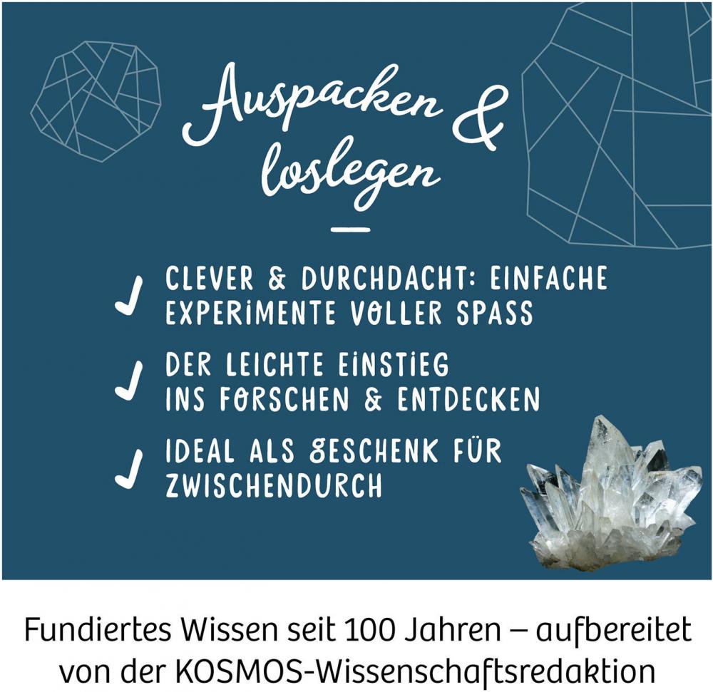 Kosmos Experimentieren Kristalle & Mineralien Nachtleuchtender Kristall-Schatz 645687