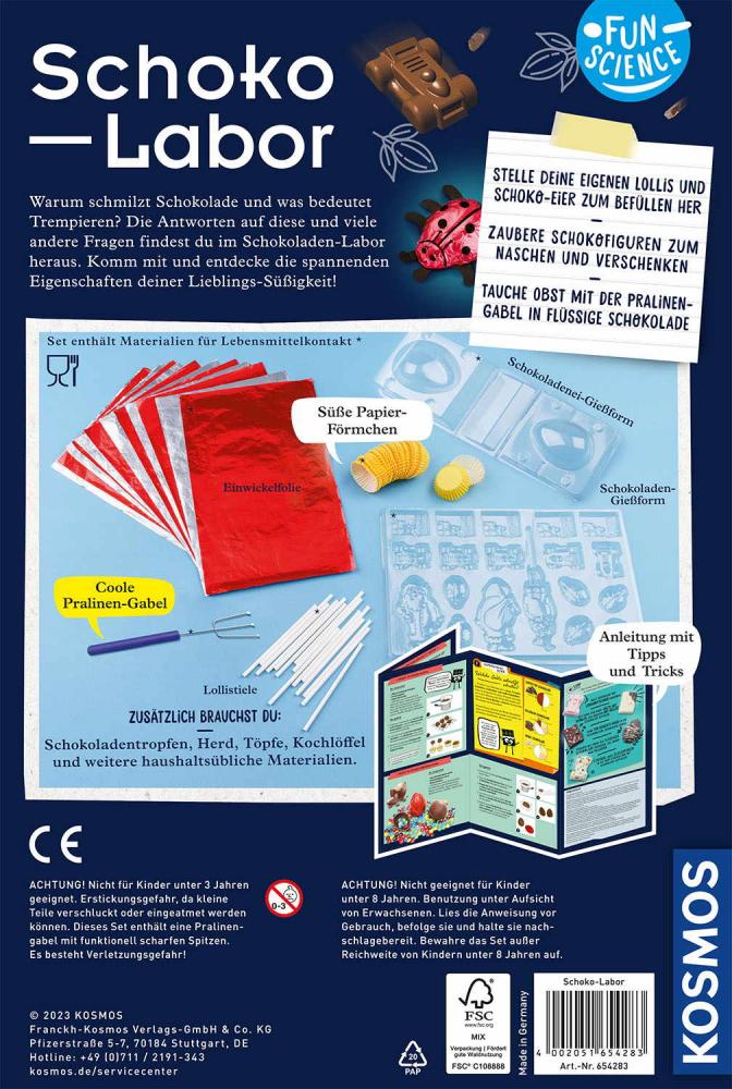 Kosmos Experimentieren Fun Science Fun Science Schoko-Labor 654283