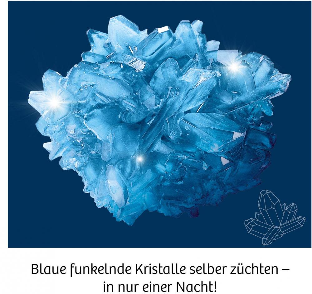 Kosmos Experimentieren Kristalle & Mineralien Blaue Kristalle selbst züchten 656102