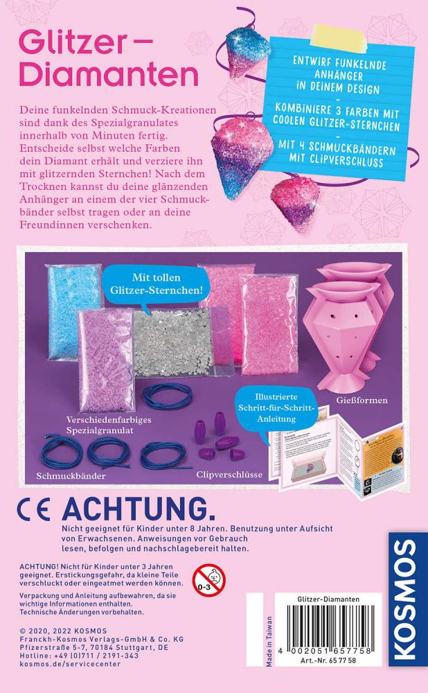 Kosmos Experimentieren Girls Glitzer-Diamanten 657758