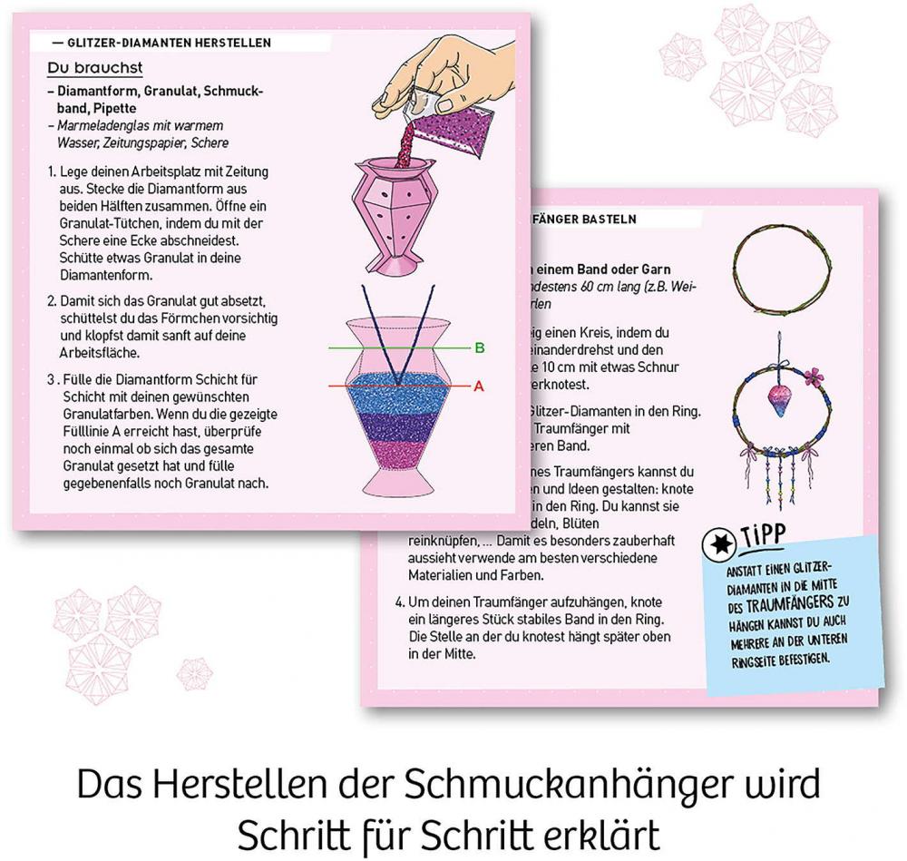 Kosmos Experimentieren Girls Glitzer-Diamanten 657758