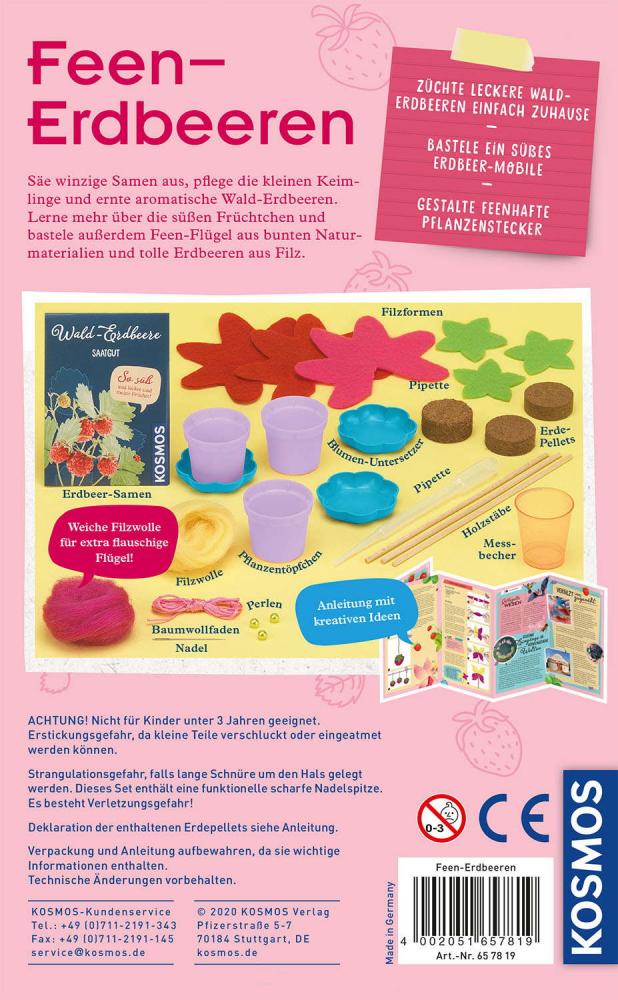 Kosmos Experimentieren Girls Feen-Erdbeeren 657819