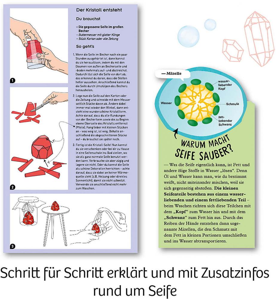 Kosmos Experimentieren Girls Kristall-Seife 657925