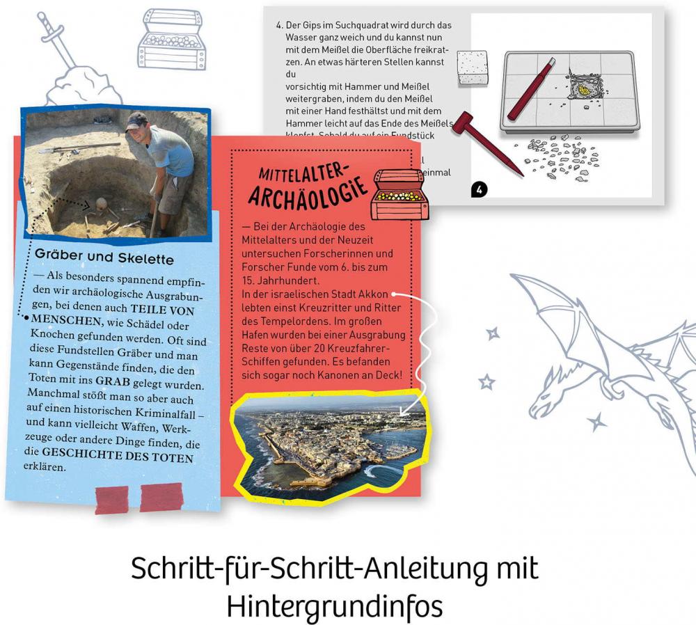 Kosmos Experimentieren Ausgrabung Ritter-Schatz 657994