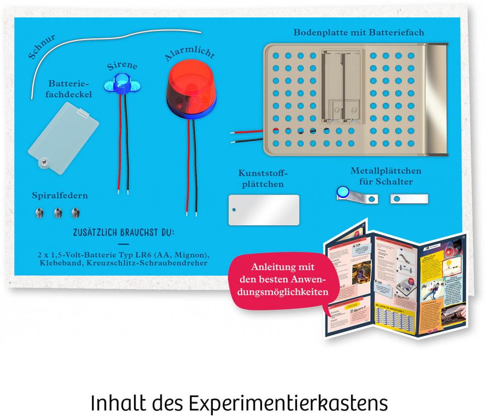 Kosmos Experimentieren Elektronik Elektro-Alarm 658083