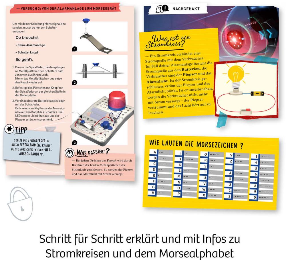 Kosmos Experimentieren Elektronik Elektro-Alarm 658083
