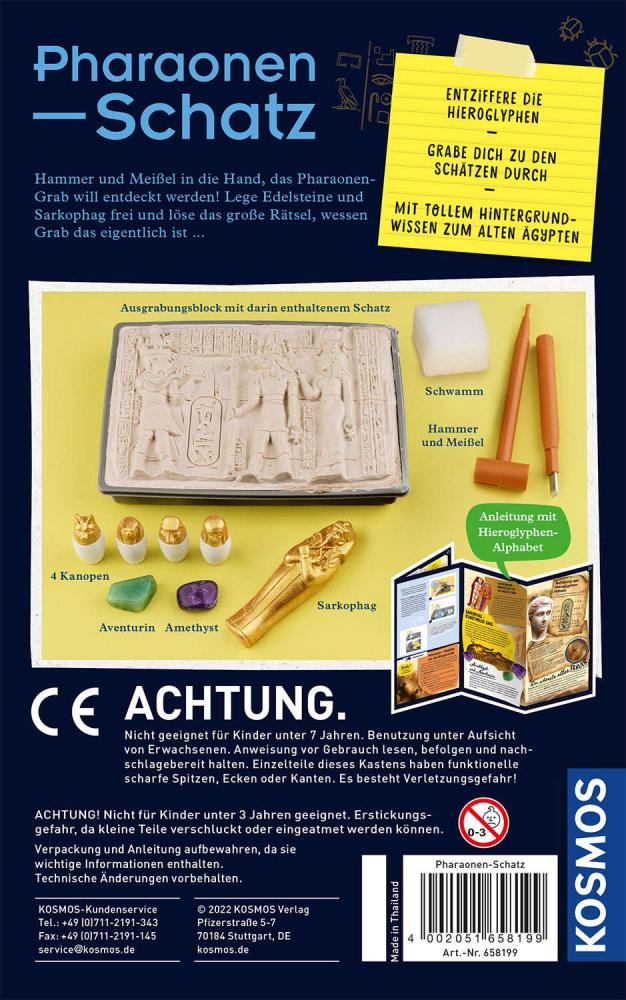 Kosmos Experimentieren Ausgrabung Pharaonen-Schatz 658199