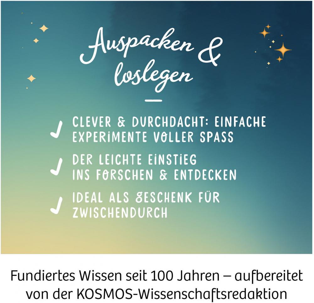 Kosmos Experimente Einsteiger Die Schule der magischen Tiere Caspar mit magischen UV-Perlen 658281