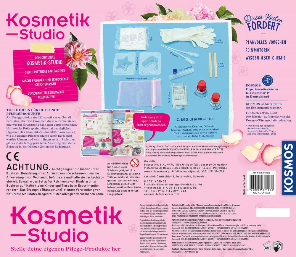 Kosmos Experimentieren Girls Kosmetik-Studio 671563