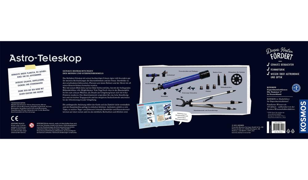 Kosmos Experimentieren Geografie & Universum Astro-Teleskop 675158