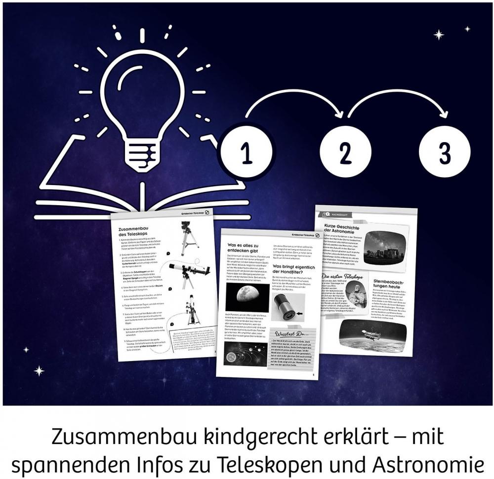 Kosmos Experimentieren Geografie & Universum Entdecker-Teleskop 676889