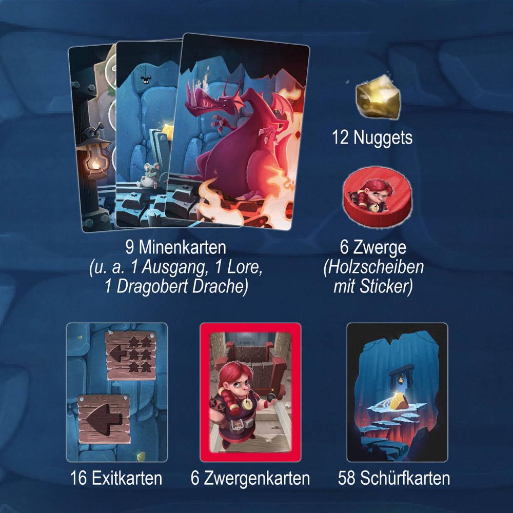 Kosmos Familienspiel Kartenspiel My Gold Mine 680770