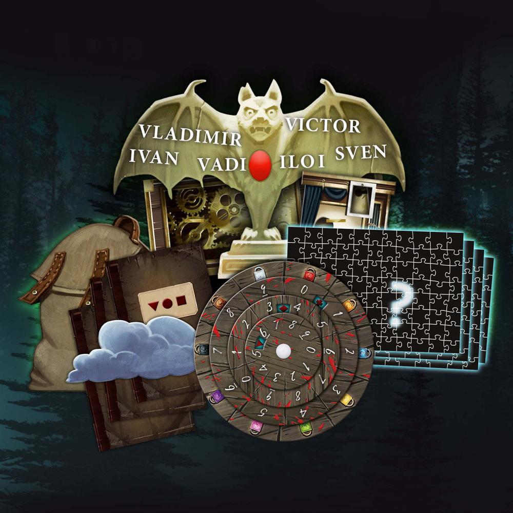 Kosmos Familienspiel Escape EXIT® Das Spiel + Puzzle Das dunkle Schloss Level Einsteiger 680787