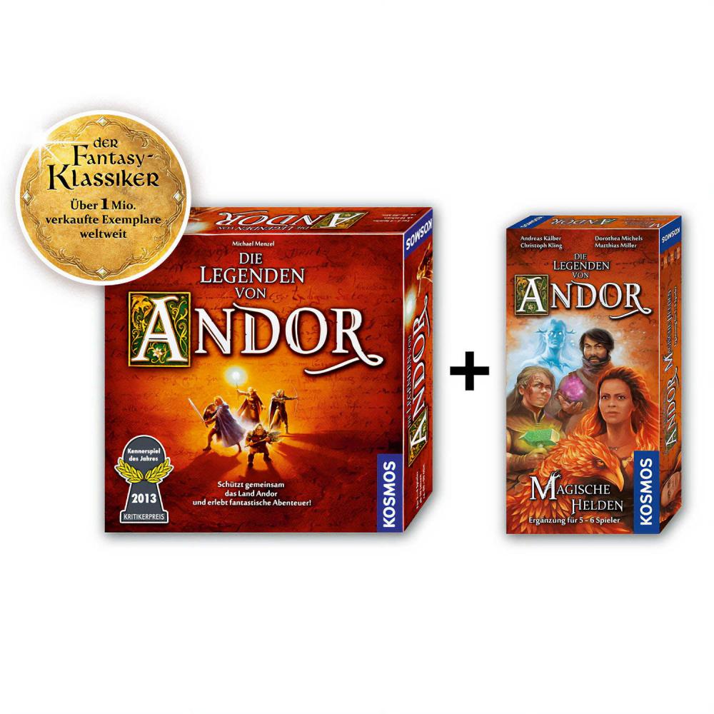 Kosmos Familienspiel Strategiespiel Andor Magische Helden (Erg. 5 6 Spieler) 682149