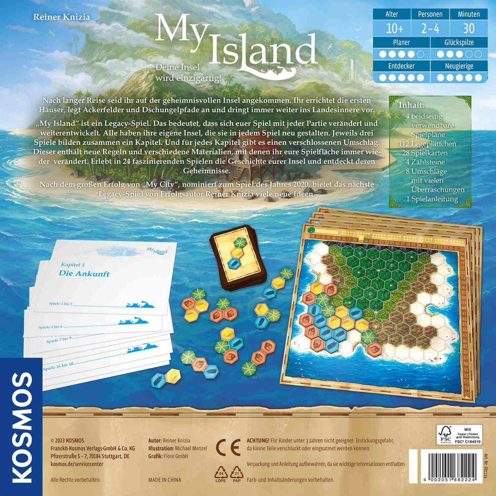 Kosmos Familienspiel Strategiespiel My Island 682224