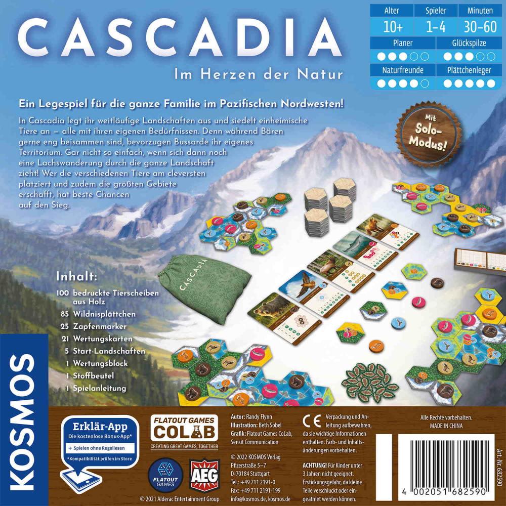 Kosmos Familienspiel Strategiespiel Cascadia 682590