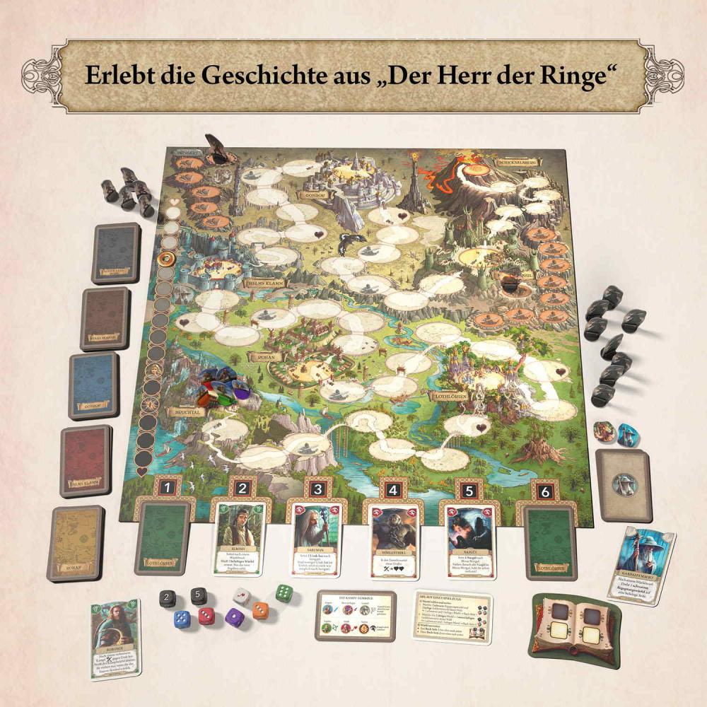 Kosmos Familienspiel Strategiespiel Der Herr der Ringe Gemeinsam zum Schicksalsberg 682804