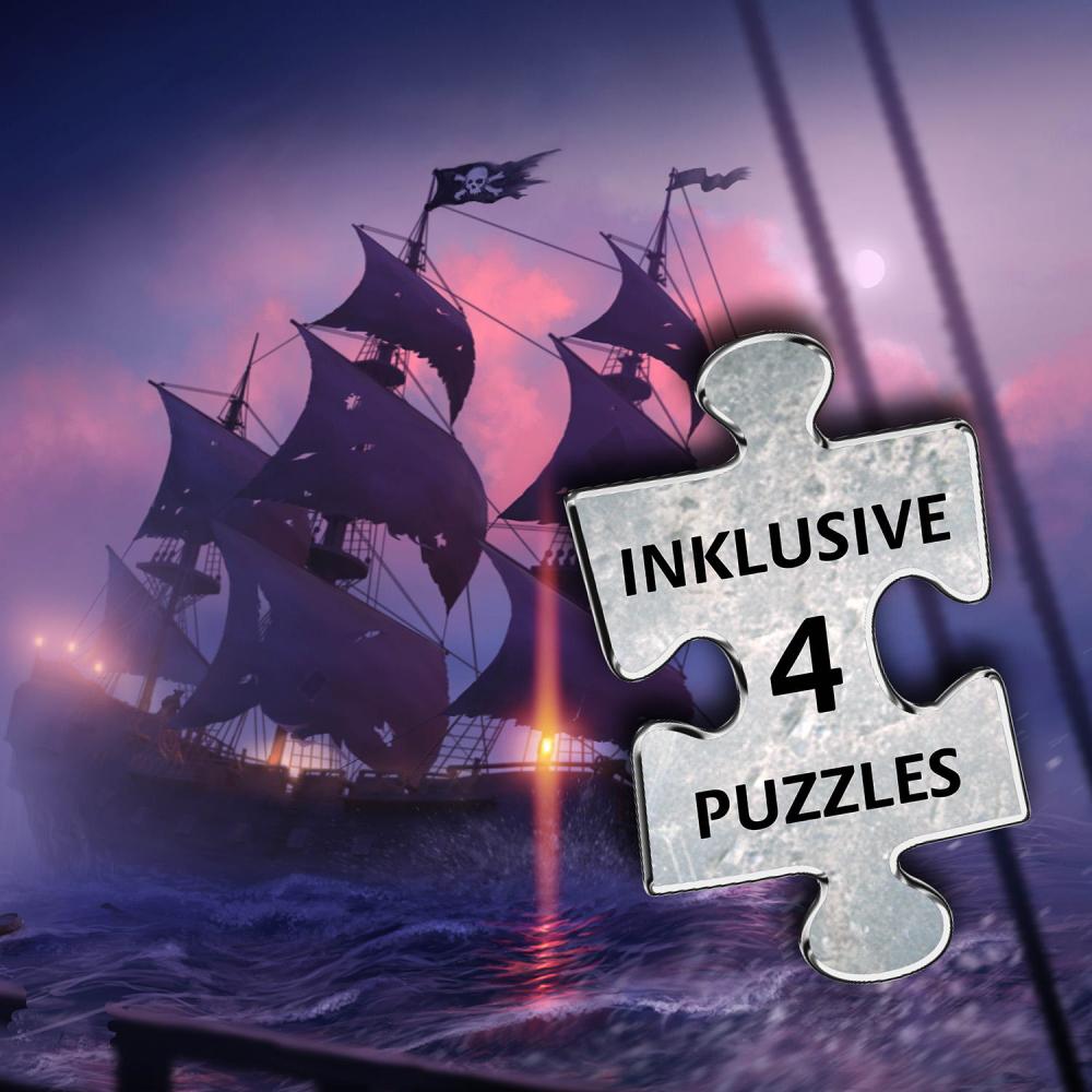 Kosmos Familienspiel Escape EXIT® Spiel + Puzzle Das Gold der Piraten Level Fortgeschritten 683108