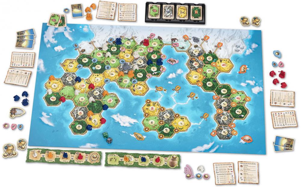 Kosmos Familienspiel Strategiespiel CATAN Aufbruch der Menschheit 683221