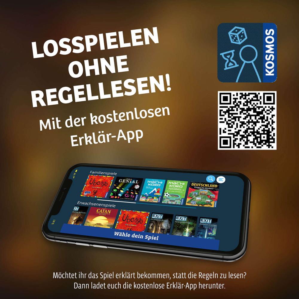 Kosmos Familienspiel Escape EXIT® Das Verschwinden des Sherlock Holmes Level Fortgeschritten 683269