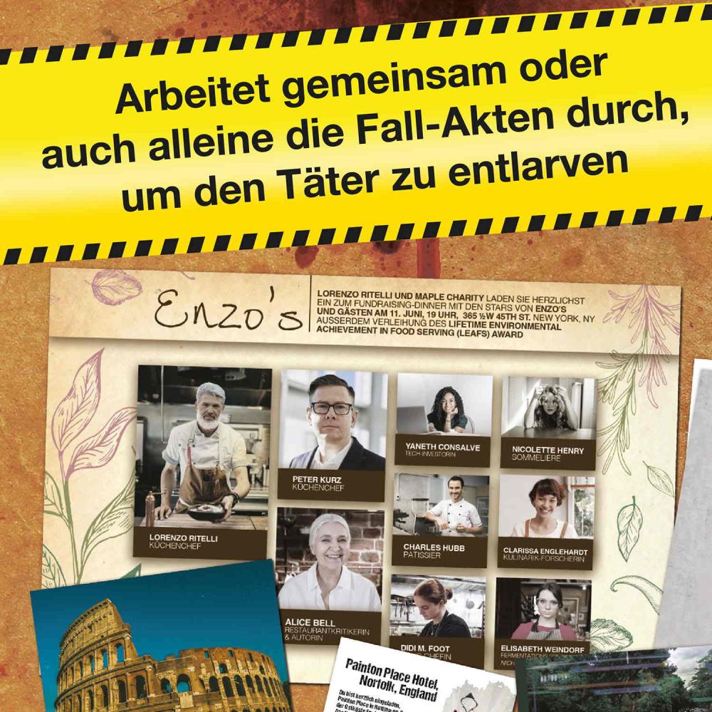 Kosmos Familienspiel Krimispiel Murder Mystery Case File Mord à la carte 683276