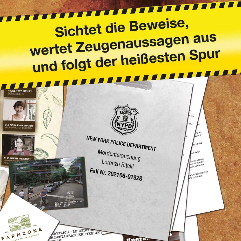 Kosmos Familienspiel Krimispiel Murder Mystery Case File Mord à la carte 683276