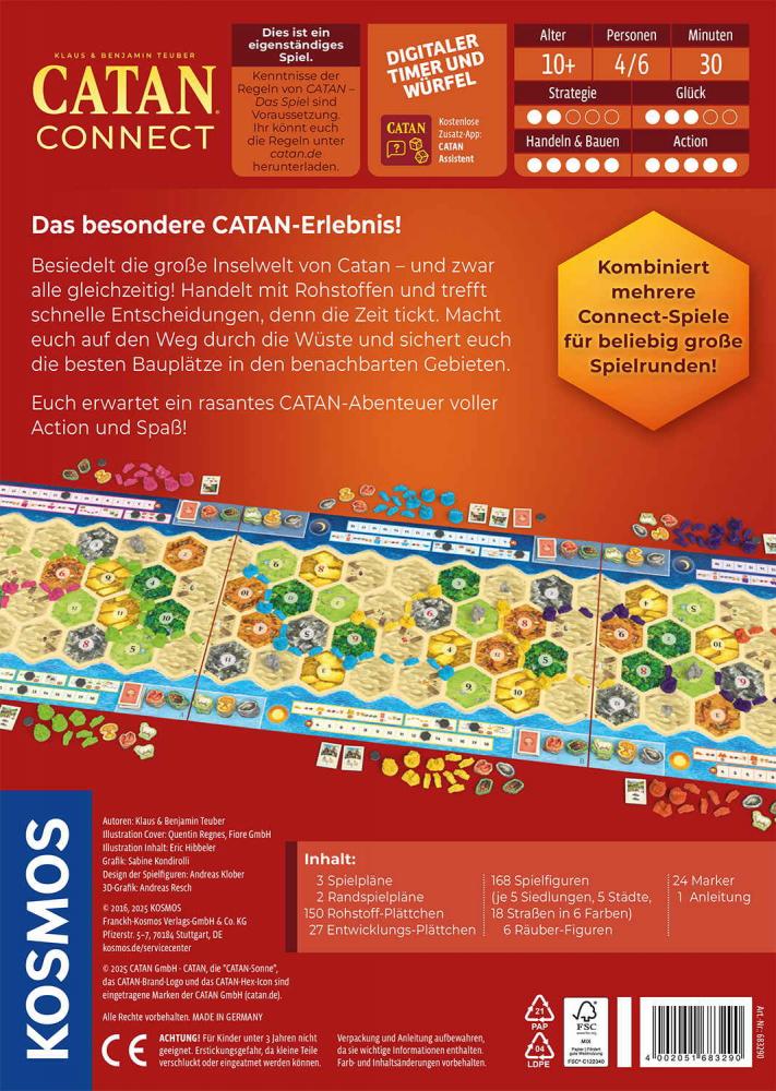 Kosmos Familienspiel Strategiespiel CATAN Connect 683290