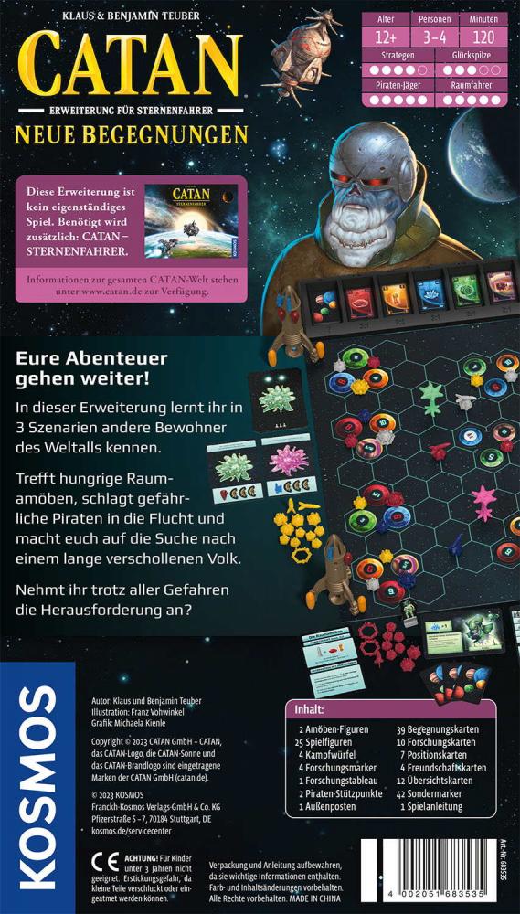 Kosmos Familienspiel Strategiespiel CATAN Sternenfahrer Erweiterung Neue Begegnungen 683535