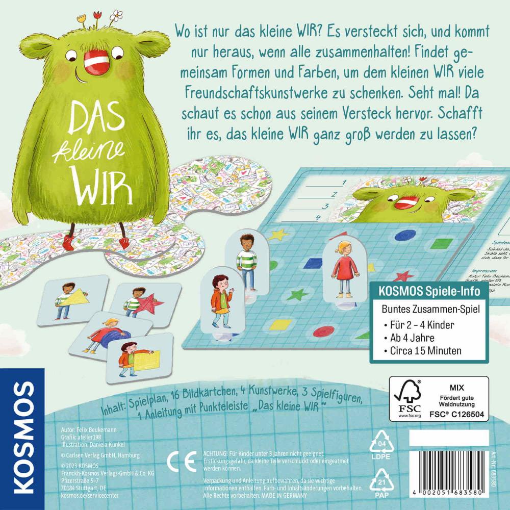 Kosmos Kinderspiel Geschicklichkeitsspiel Das kleine Wir 683580